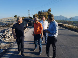 Read more about the article Στα καμένα της Κορινθίας ο Περιφερειάρχης Δ. Πτωχός