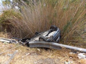 Read more about the article Σφοδρή σύγκρουση αυτοκινήτων στην έξοδο Πύργου
