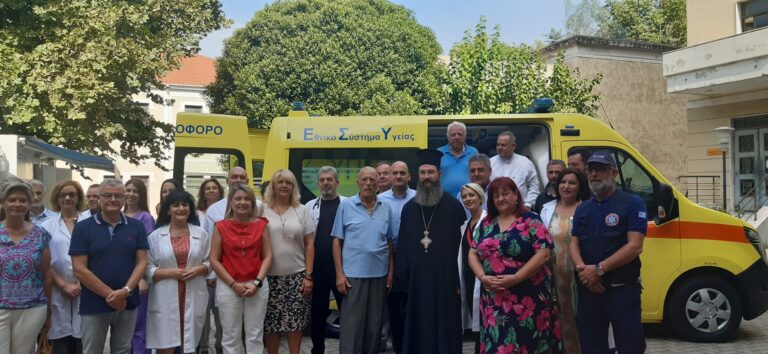 Read more about the article Πάτρα: Δωρεά ασθενοφόρου από 85χρονο συνταξιούχο