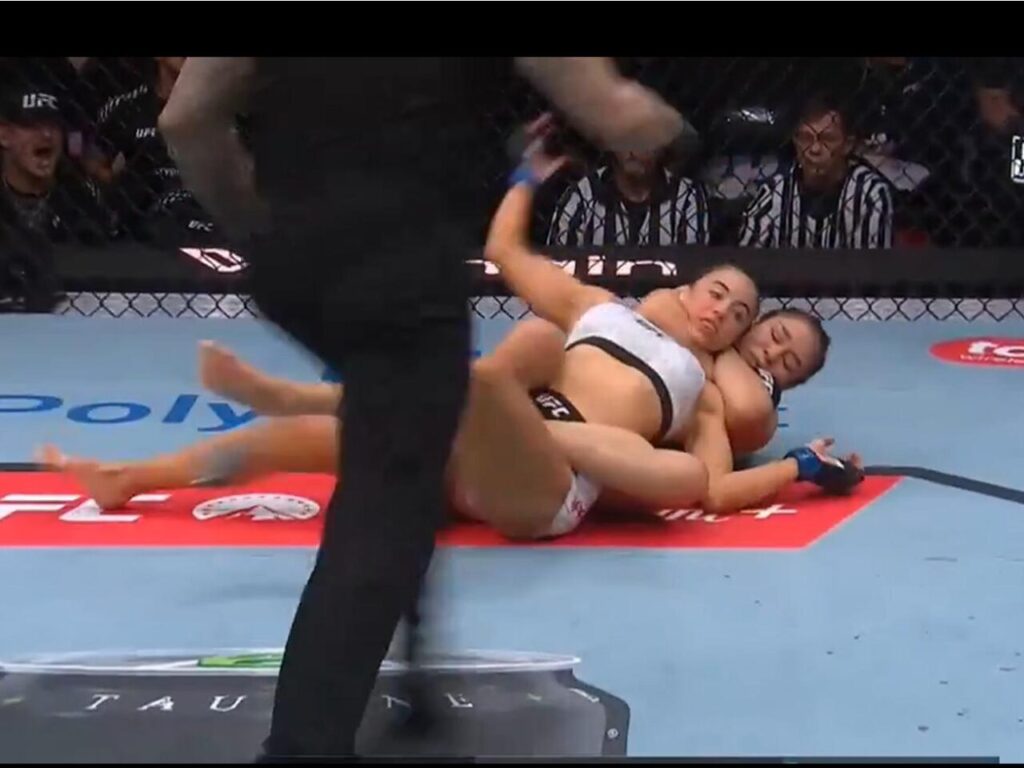 ‘Αντρικό’ Nοκ άουτ σε αγώνα πολεμικών τεχνών UFC γυναικών