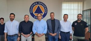 Read more about the article Επίσκεψη του Υφυπουργού Κλιματικής Κρίσης & Πολιτικής Προστασίας, Κώστα Κατσαφάδου, στις εγκαταστάσεις της Πολιτικής Προστασίας του Δήμου Σπάρτης