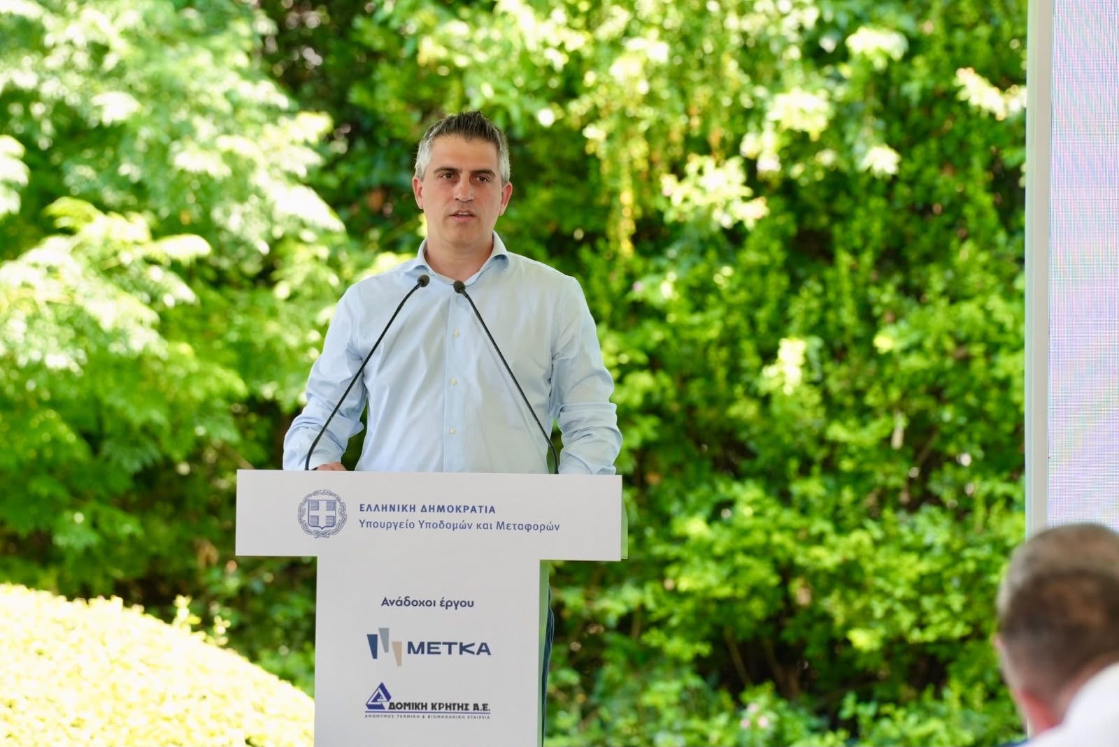Read more about the article Χρίστος Δήμας: Υπογραφή Σύμβασης για την κατασκευή του Τριπλού Κόμβου Σκαραμαγκά