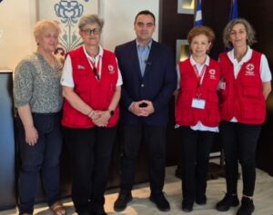 Read more about the article Συνάντηση εργασίας του Αντιπεριφερειάρχη Λακωνίας, Θεόδωρου Βερούτη, με το νέο Διοικητικό Συμβούλιο του Περιφερειακού Τμήματος Σπάρτης του Ελληνικού Ερυθρού Σταυρού