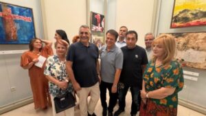 Read more about the article Εγκαινιάστηκε η έκθεση ζωγραφικής του Χρήστου Δαμιανού – Τζιούμης: “H Δημοτική μας Πινακοθήκη να φιλοξενεί εκθέσεις υψηλού επιπέδου”