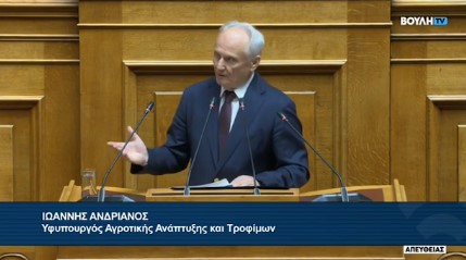 Ανδριανός: Άμεση στήριξη των γεωργικών εκμεταλλεύσεων που επλήγησαν από ακραία καιρικά φαινόμενα του Ιουλίου του 2026