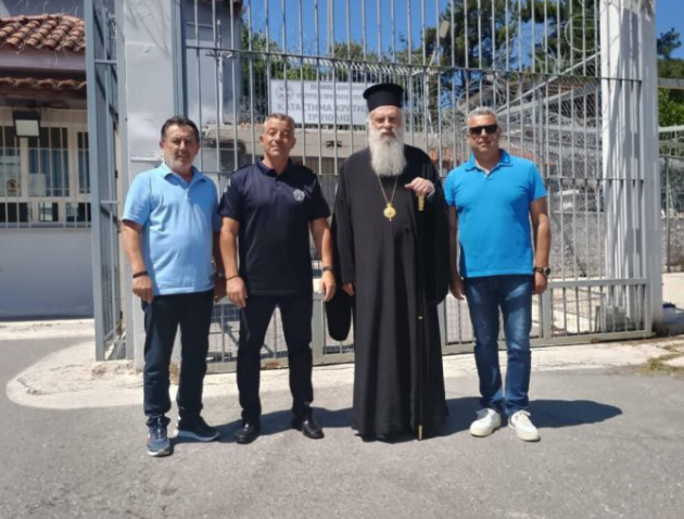 Ο Μητροπολίτης Μαντινείας και Κυνουρίας στο Σωφρονιστικό Κατάστημα Τρίπολης