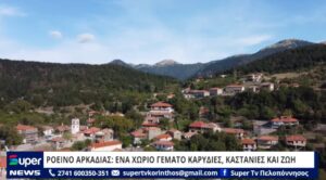 Read more about the article ΡΟΕΙΝΟ ΑΡΚΑΔΙΑΣ: ΕΝΑ ΧΩΡΙΟ ΓΕΜΑΤΟ ΚΑΡΥΔΙΕΣ, ΚΑΣΤΑΝΙΕΣ ΚΑΙ ΖΩΗ (ΒΙΝΤΕΟ)